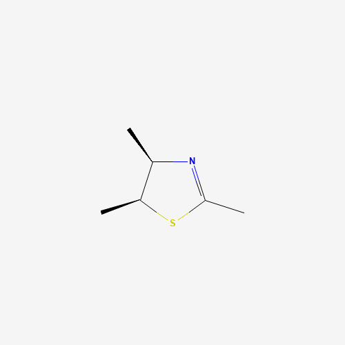 2,4,5-trimethyl-4,5-dihydro-1,3-thiazole (CAS: 23236-43-3) - Chemical Structure and Molecular Formula 