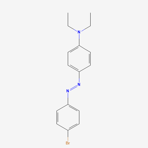 4-bromo-4'-(N,N-diethylamino)-azobenzene (CAS: 22700-62-5) - Chemical Structure and Molecular Formula 