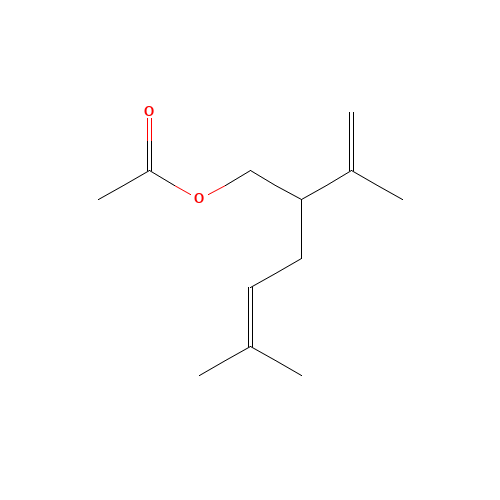 Lanvadulyl acetate (CAS: 25905-14-0) - Chemical Structure and Molecular Formula 
