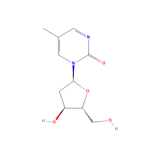 1-[(2S,4S,5R)-4-hydroxy-5-(hydroxymethyl)oxolan-2-yl]-5-methylpyrimidin-2-one (CAS: 22003-31-2) - Related Chemical Product