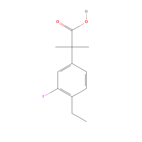 2-(4-ethyl-3-iodophenyl)-2-Methylpropanoic acid (CAS: 1256584-73-2) - Related Chemical Product