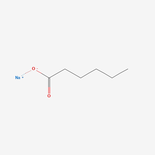 N-CAPROIC ACID SODIUM SALT (CAS: 10051-44-2) - Chemical Structure and Molecular Formula 