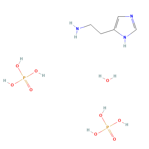 Histamine Diphosphate (CAS: 23297-93-0) - Chemical Structure and Molecular Formula 