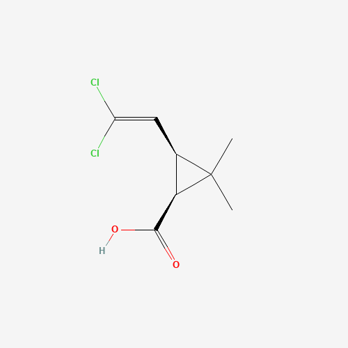 cis-DL-3-(2,2-Dichlorovinyl)-2,2-dimethylcyclopropanecarboxylic acid (CAS: 59042-49-8) - Related Chemical Product