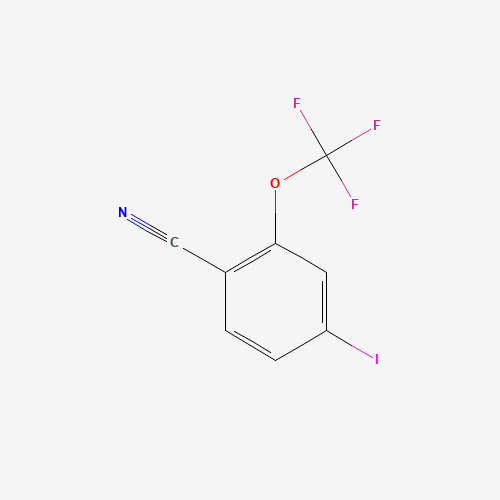 4-iodo-2-(trifluoromethoxy)benzonitrile (CAS: 1807054-38-1) - Chemical Structure and Molecular Formula 