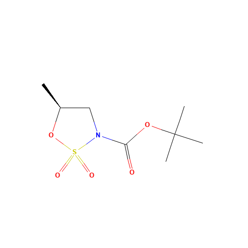 tert-butyl (5S)-5-methyl-2,2-dioxooxathiazolidine-3-carboxylate (CAS: 396074-50-3) - Related Chemical Product