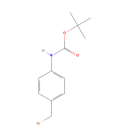 tert-butyl N-[4-(bromomethyl)phenyl]carbamate (CAS: 239074-27-2) - Related Chemical Product