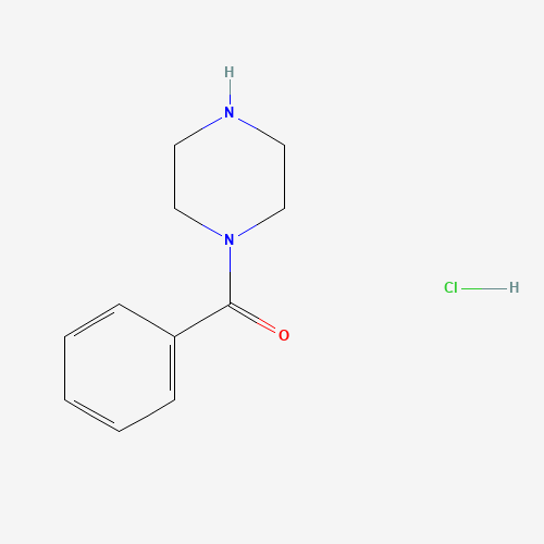N – Benzoyl Piperazine hydrochloride (CAS: 56227-55-5) - Chemical Structure and Molecular Formula 