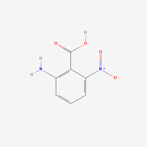 2-Amino-6-nitrobenzoic acid (CAS: 50573-74-5) - Chemical Structure and Molecular Formula 