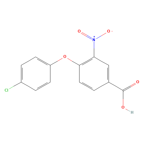 4-(4-chlorophenoxy)-3-nitrobenzoic acid (CAS: 257616-46-9) - Related Chemical Product