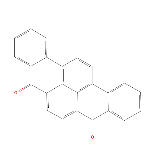 DIBENZO[A,I]PYRENE[5,8]QUINONE (CAS: 3302-52-1) - Chemical Structure and Molecular Formula 