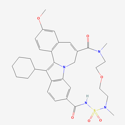 TMC647055 (CAS: 1204416-97-6) - Chemical Structure and Molecular Formula 
