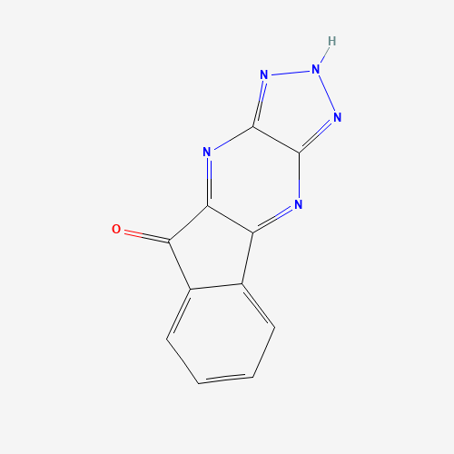 Indeno[1,2-e]-1,2,3-triazolo[4,5-b]pyrazin-9(2H)-one (CAS: 328977-69-1) - Chemical Structure and Molecular Formula 
