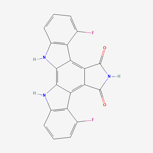 12,13-Dihydro-4,8-difluoro-5H-Indolo[2,3-a]pyrrolo[3,4-c]carbazole-5,7(6H)-dione (CAS: 245106-24-5) - Related Chemical Product