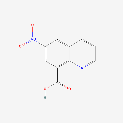 6-nitroquinoline-8-carboxylic acid (CAS: 70585-52-3) - Chemical Structure and Molecular Formula 