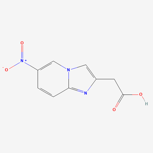 2-(6-nitroimidazo[1,2-a]pyridin-2-yl)acetic acid (CAS: 59128-18-6) - Related Chemical Product