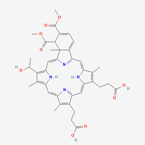 23H,25H-Benzo[b]porphine-9,13-dipropanoicacid,1,22a-dihydro-19- -1,2-bis -8,14,18,22a-tetramethyl- (CAS: 250230-51-4) - Related Chemical Product
