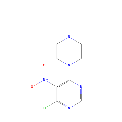 4-Chloro-6-(4-methylpiperazin-1-yl)-5-nitropyrimidine (CAS: 154418-73-2) - Related Chemical Product