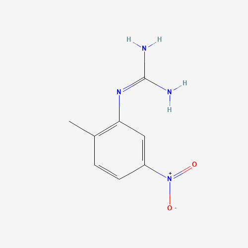 2-METHYL-5-NITROPHENYLGUANIDINE (CAS: 152460-07-6) - Chemical Structure and Molecular Formula 
