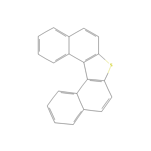 Dinaphtho[2,1-b:1',2'-d]thiophene (CAS: 194-65-0) - Chemical Structure and Molecular Formula 