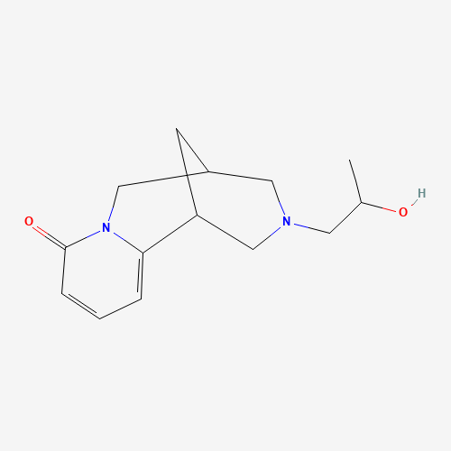 12-(2-Hydroxypropyl)-cytisine (CAS: 29215-67-6) - Chemical Structure and Molecular Formula 