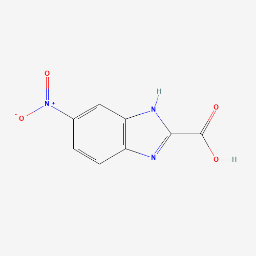 5-Nitro-1H-benzo[d]imidazole-2-carboxylic acid (CAS: 73903-18-1) - Chemical Structure and Molecular Formula 