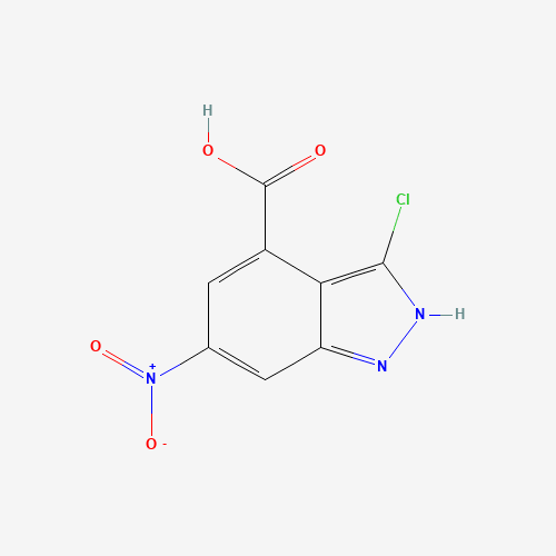 3-Chloro-6-nitro-1H-indazole-4-carboxylic acid (CAS: 885519-67-5) - Related Chemical Product