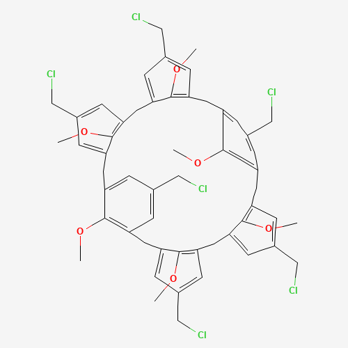 Hexachloromethyl-hexamethoxycalix-[6]arene (CAS: 124006-38-8) - Related Chemical Product