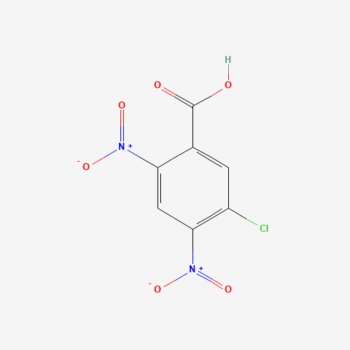 5-chloro-2,4-dinitrobenzoic acid (CAS: 136833-36-8) - Chemical Structure and Molecular Formula 
