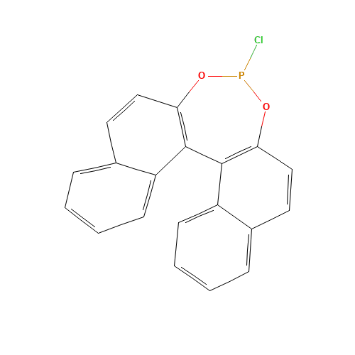 4-Chlorodinaphtho[2,1-d:1',2'-f][1,3,2]dioxaphosphepine (CAS: 155613-52-8) - Chemical Structure and Molecular Formula 