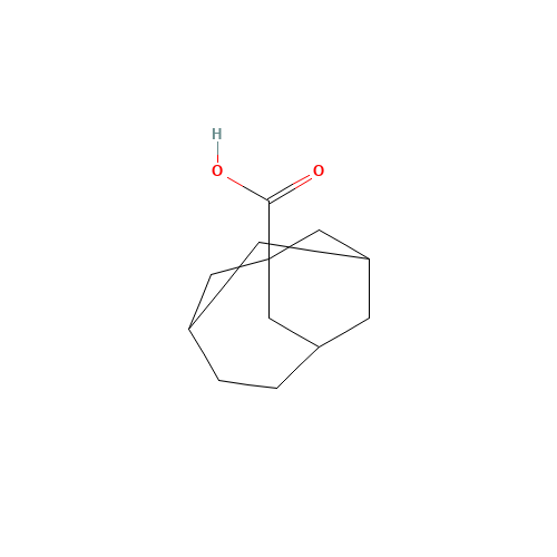 tricyclo[4.3.1.1~3,8~]undecane-1-carboxylic acid (CAS: 31061-65-1) - Chemical Structure and Molecular Formula 