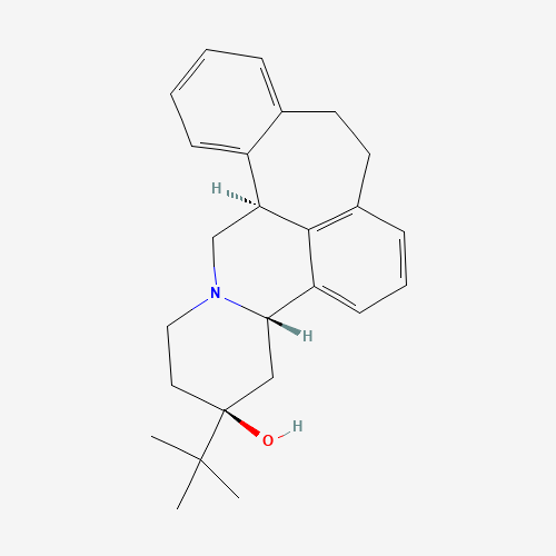 (+)-Butaclamol (CAS: 56245-67-1) - Chemical Structure and Molecular Formula 