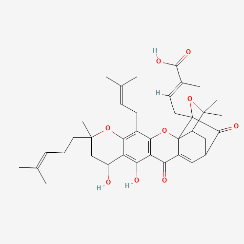 Neogambogic acid (CAS: 93772-31-7) - Chemical Structure and Molecular Formula 