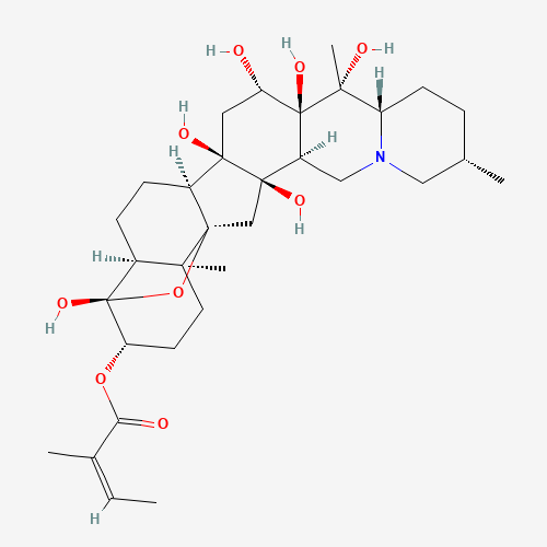 veratrine (CAS: 62-59-9) - Chemical Structure and Molecular Formula 