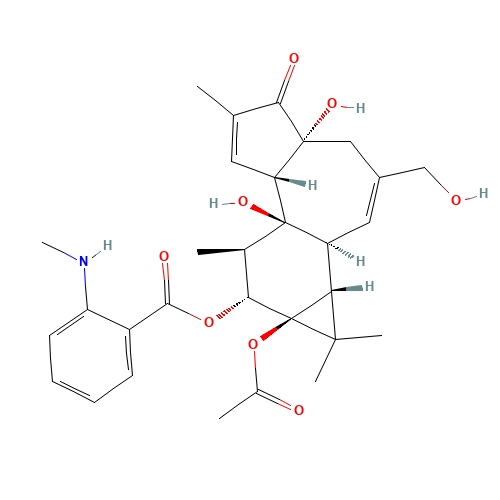 sapintoxin d (CAS: 80998-07-8) - Chemical Structure and Molecular Formula 