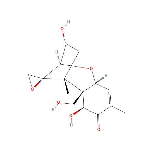 DEOXYNIVALENOL (CAS: 51481-10-8) - Chemical Structure and Molecular Formula 