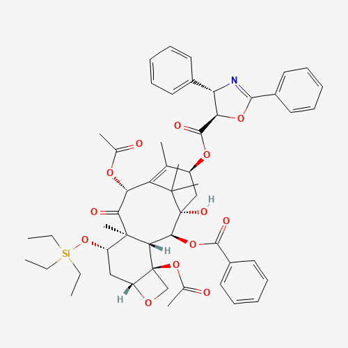 7-(Triethylsilyl)-13-O-[((4S,5R)-2,4-diphenyl-4,5-dihydrooxazol-5-yl)carbonyl]baccatin (CAS: 158722-23-7) - Related Chemical Product