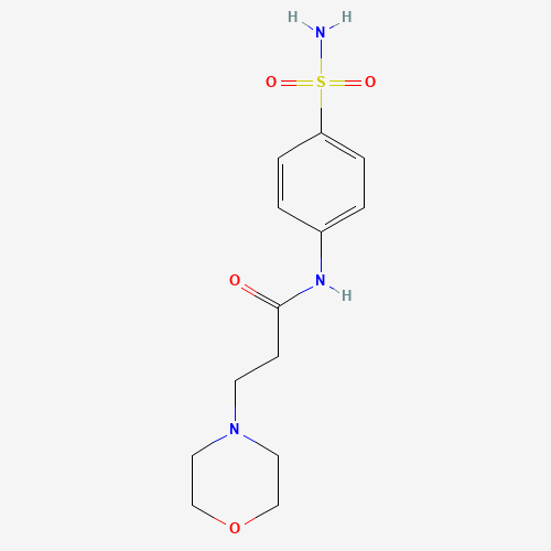 3-morpholin-4-yl-N-(4-sulfamoylphenyl)propanamide (CAS: 296244-99-0) - Related Chemical Product