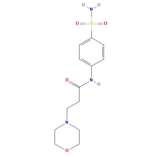 3-morpholin-4-yl-N-(4-sulfamoylphenyl)propanamide (CAS: 296244-99-0) - Related Chemical Product