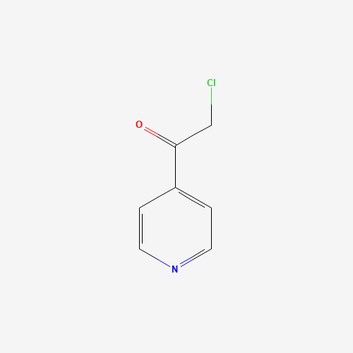 2-chloro-1-pyridin-4-ylethanone (CAS: 53289-47-7) - Chemical Structure and Molecular Formula 