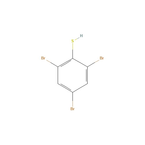 2,4,6-tribromobenzenethiol (CAS: 57730-98-0) - Chemical Structure and Molecular Formula 