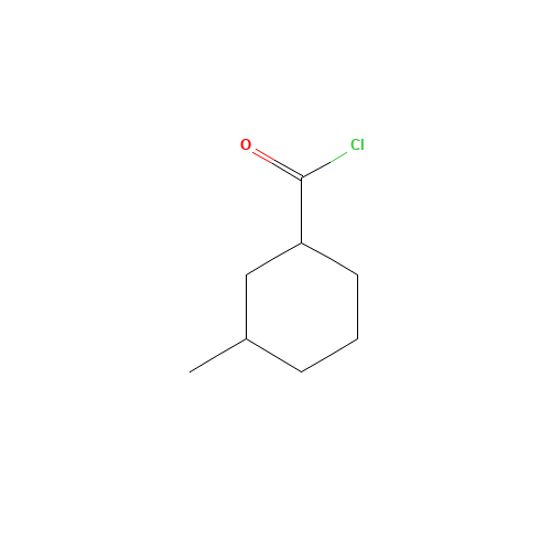 3-methylcyclohexane-1-carbonyl chloride (CAS: 768397-75-7) - Chemical Structure and Molecular Formula 