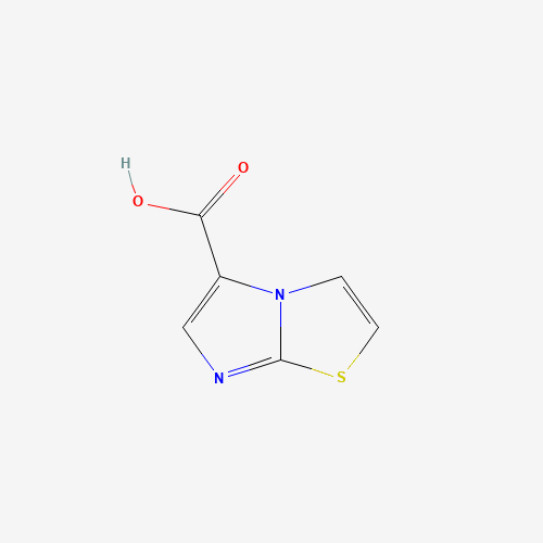 imidazo[2,1-b][1,3]thiazole-5-carboxylic acid (CAS: 17782-81-9) - Chemical Structure and Molecular Formula 