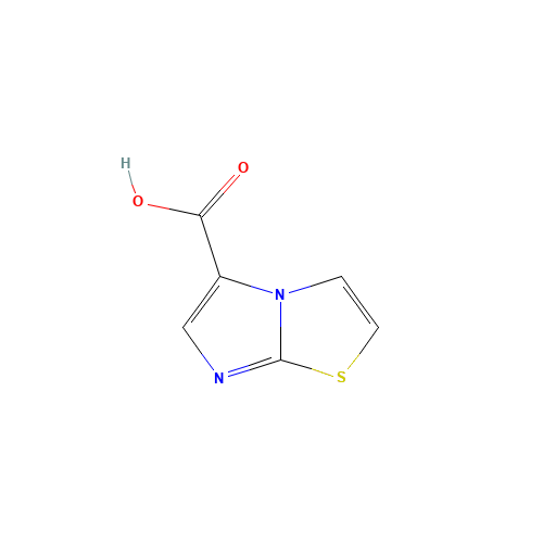 imidazo[2,1-b][1,3]thiazole-5-carboxylic acid (CAS: 17782-81-9) - Chemical Structure and Molecular Formula 