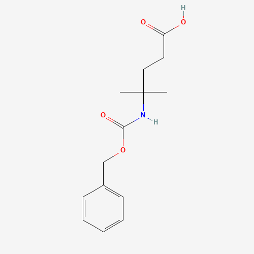4-methyl-4-(phenylmethoxycarbonylamino)pentanoic acid (CAS: 145485-74-1) - Related Chemical Product