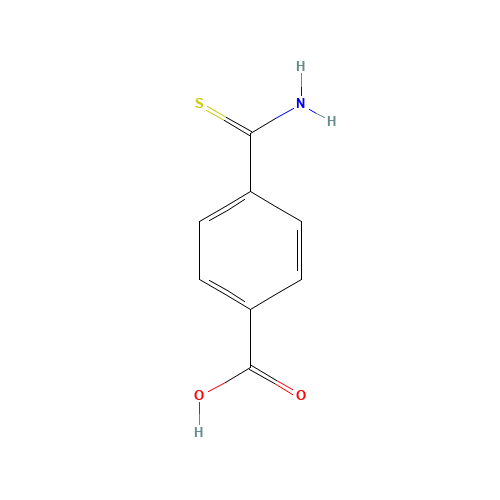 4-carbamothioylbenzoic acid (CAS: 4989-36-0) - Chemical Structure and Molecular Formula 