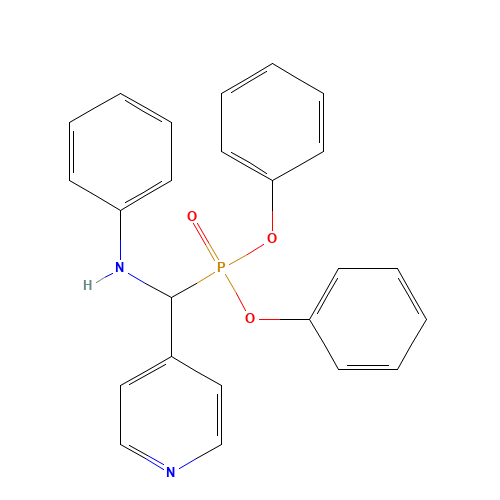 N-[diphenoxyphosphoryl(pyridin-4-yl)methyl]aniline (CAS: 3360-72-3) - Related Chemical Product