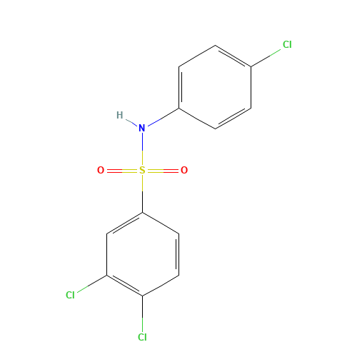 3,4-dichloro-N-(4-chlorophenyl)benzenesulfonamide (CAS: 640-59-5) - Related Chemical Product