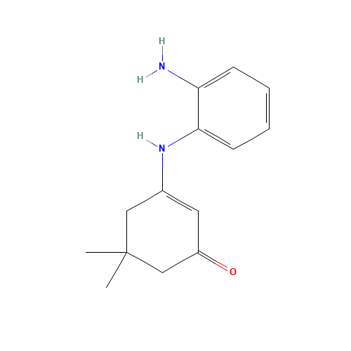 3-(2-aminoanilino)-5,5-dimethylcyclohex-2-en-1-one (CAS: 39222-69-0) - Related Chemical Product