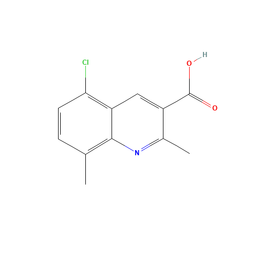 5-chloro-2,8-dimethylquinoline-3-carboxylic acid (CAS: 948294-07-3) - Related Chemical Product